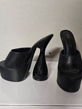 Super high heel sandals